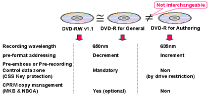 Structure of Blank Discs